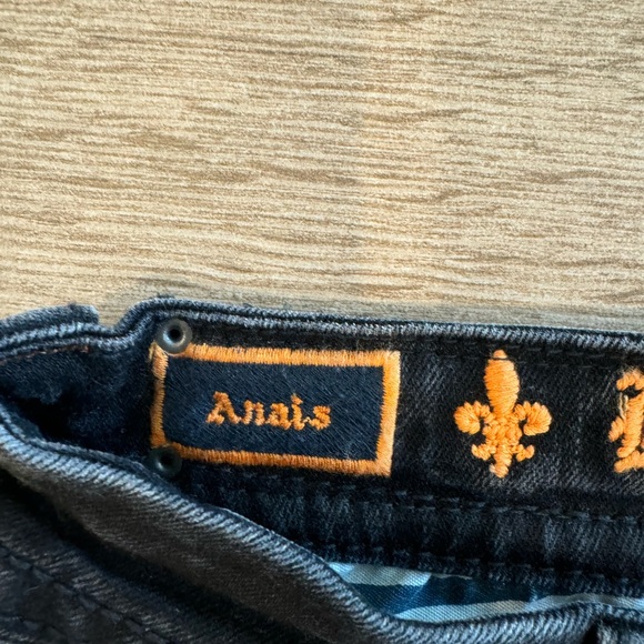 ROCK REVIVAL ANAIS SZ 24 SKINNY EMBROIDERED BLACK DENIM JEANS - Picture 8 of 16